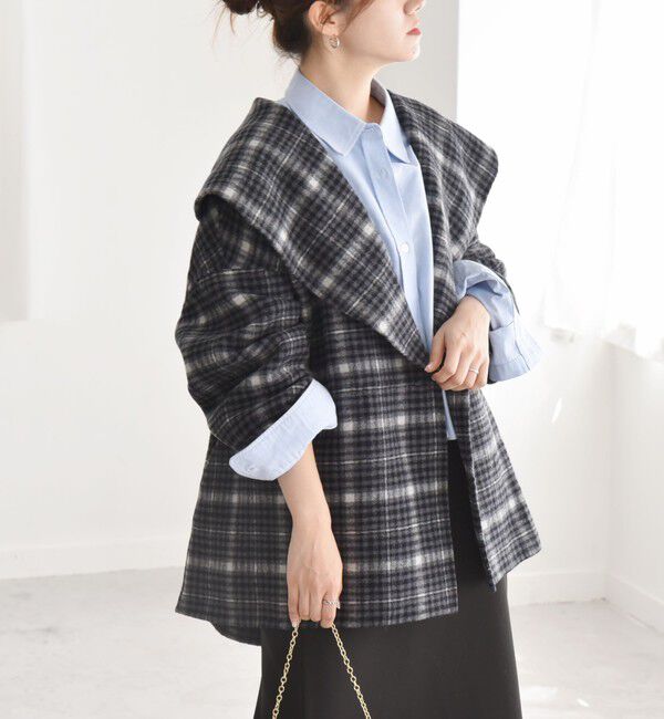 quaranciel「quaranciel: リバー ケープ ショート コート 25AW」|その他|