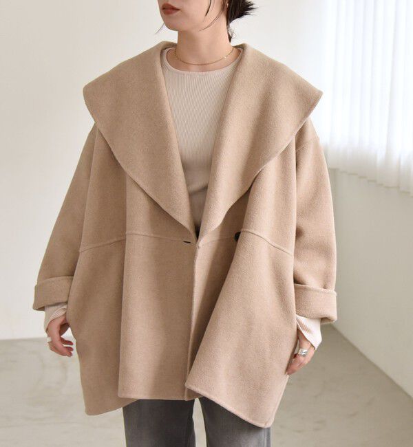 quaranciel「quaranciel: リバー ケープ ショート コート 25AW」|その他|