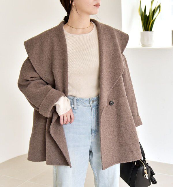 quaranciel「quaranciel: リバー ケープ ショート コート 25AW」|その他|