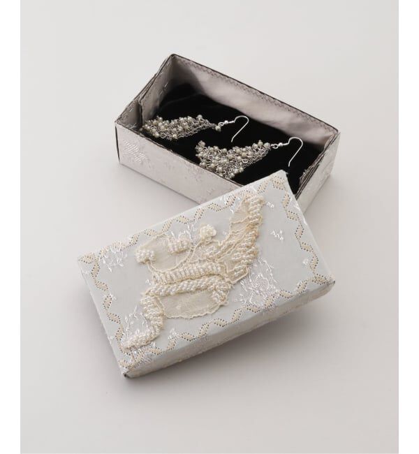 VERMEIL par iena「JEAN FRANCOIS MIMILLA ジャン フランソワ ミミラ Glass Beads &Knittピアス BO103」|ピアス|
