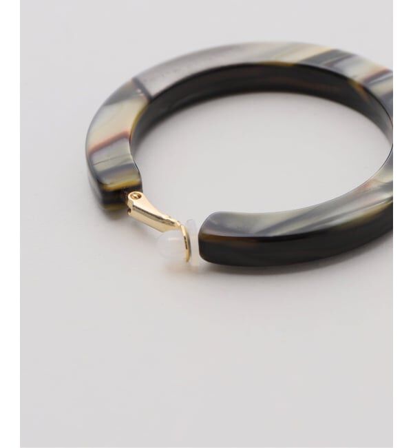 VERMEIL par iena「FRANCINE BRAMLI フランシーヌ ブラムリ フープピアス 50c」|ピアス|