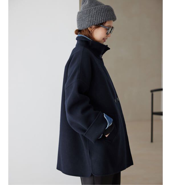 SLOBE IENA「《WEB・一部店舗限定/追加予約》souple woolダブルフェイススタンドコート」|その他|