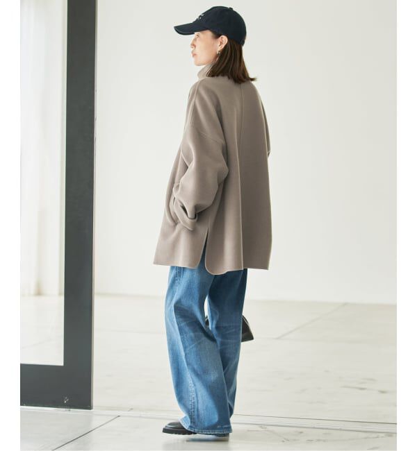 SLOBE IENA「《WEB・一部店舗限定/追加予約》souple woolダブルフェイススタンドコート」|その他|