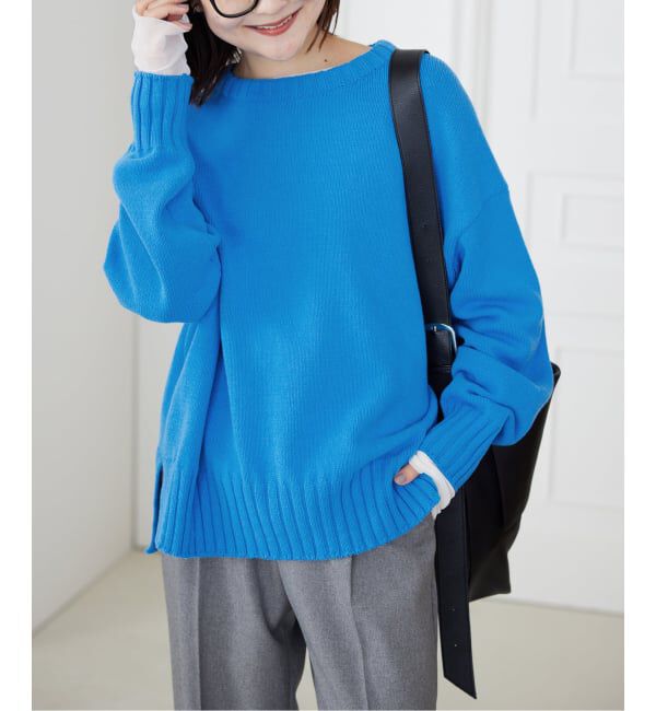 SLOBE IENA「《WEB限定/追加予約》バルキーコットンプルオーバー」|ニット・セーター|