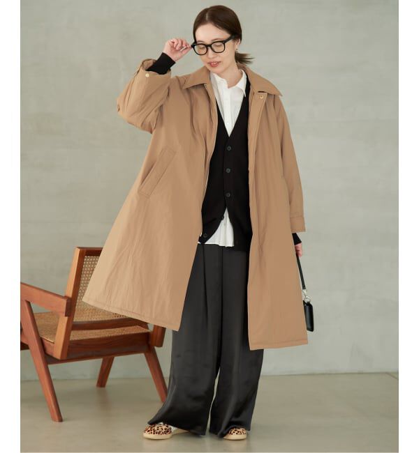 SLOBE IENA「《予約》ステンカラー中綿撥水コート」|その他|