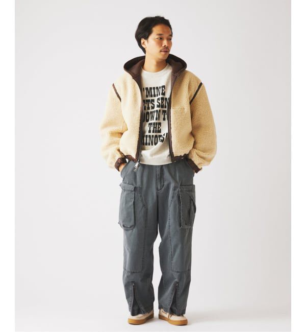 JOURNAL STANDARD relume「フェイクムートン リバーシブル フーディ ブルゾン」|その他|