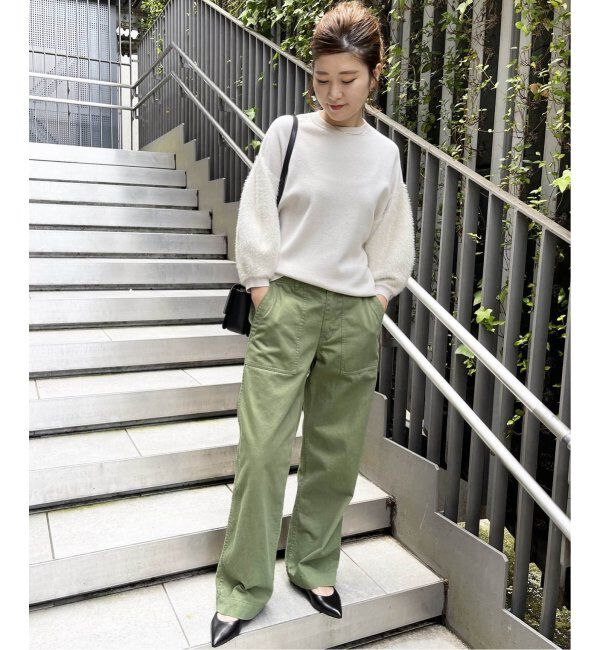 Spick and Span「《WEB限定追加2》ルーズベイカーパンツ」|カーゴ|