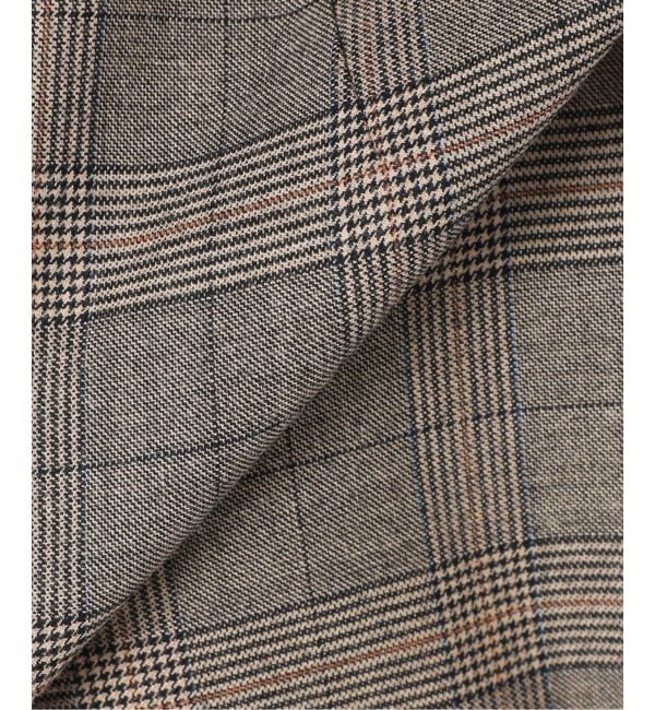 Spick and Span「《セットアップ可》ウールブレンドグレンチェックジャケット」|テーラードジャケット|