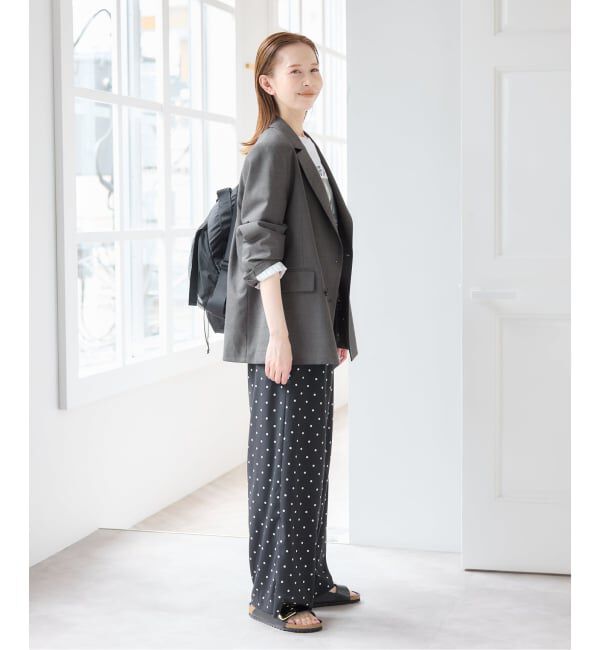 U by SPICK&SPAN「《予約》ツイルストレッチダブルジャケット」|テーラードジャケット|