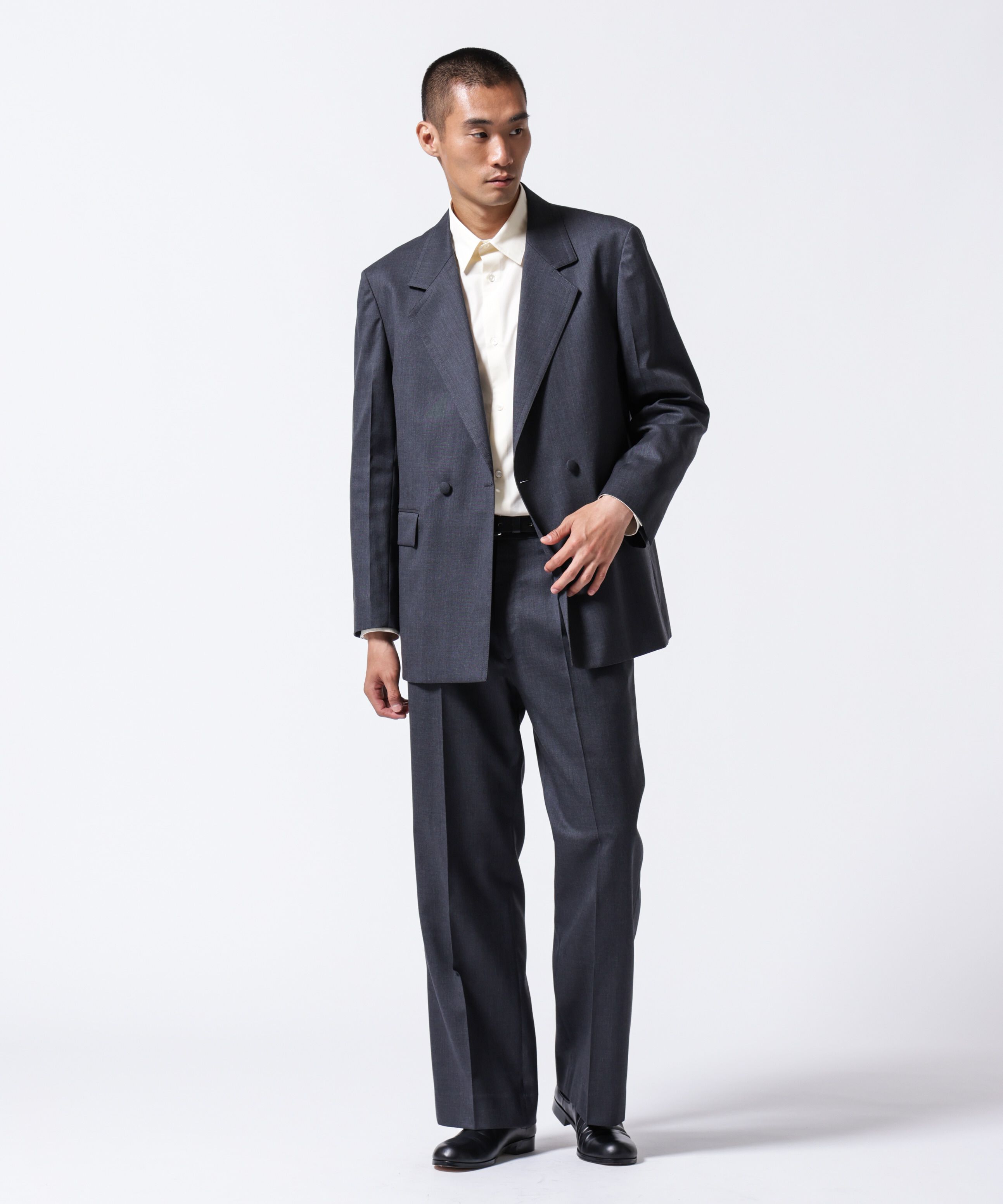NANO universe「「ASSEMBLANC」VIST Gabardine オーバージャケット」|テーラードジャケット|