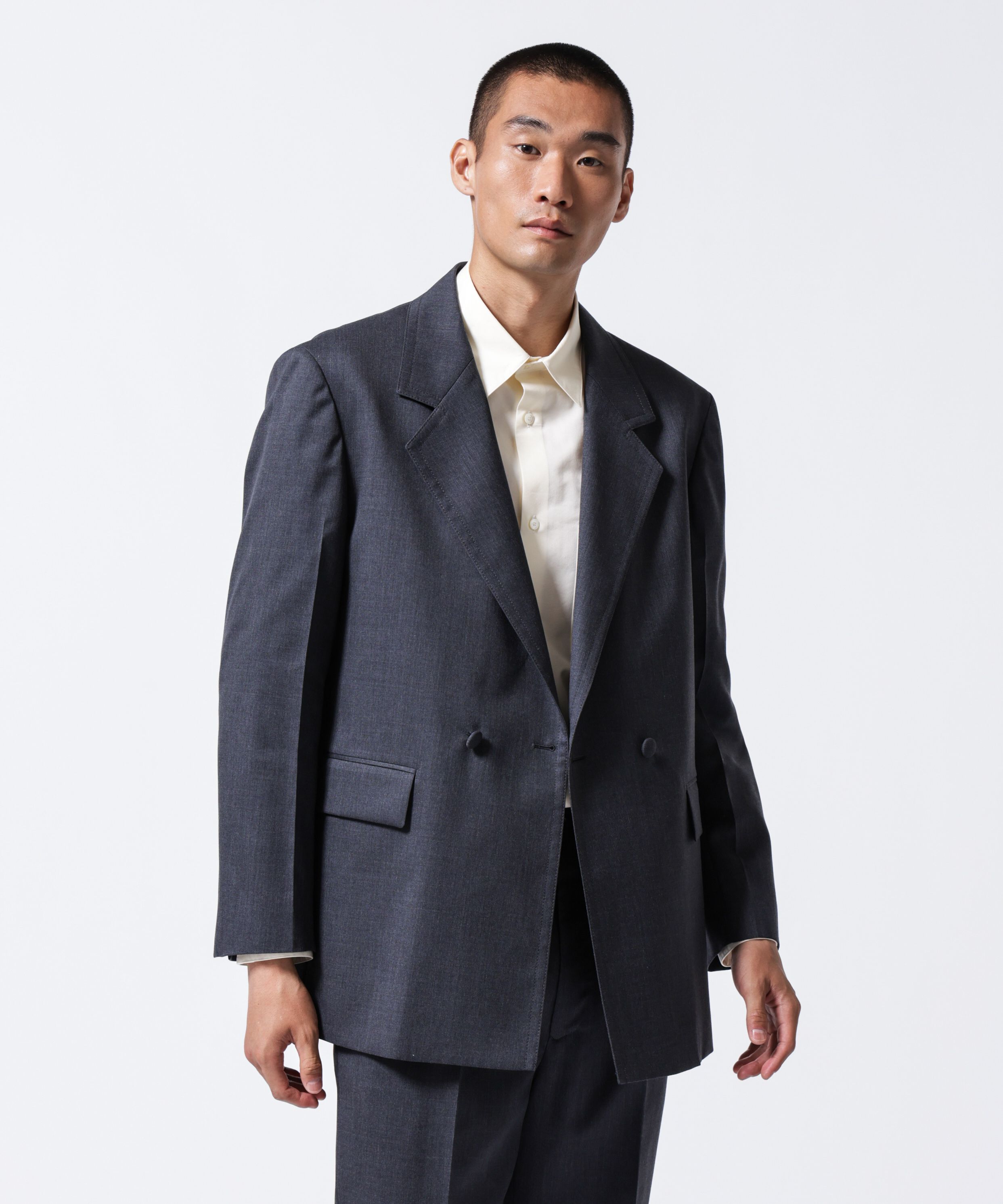 NANO universe「「ASSEMBLANC」VIST Gabardine オーバージャケット」|テーラードジャケット|