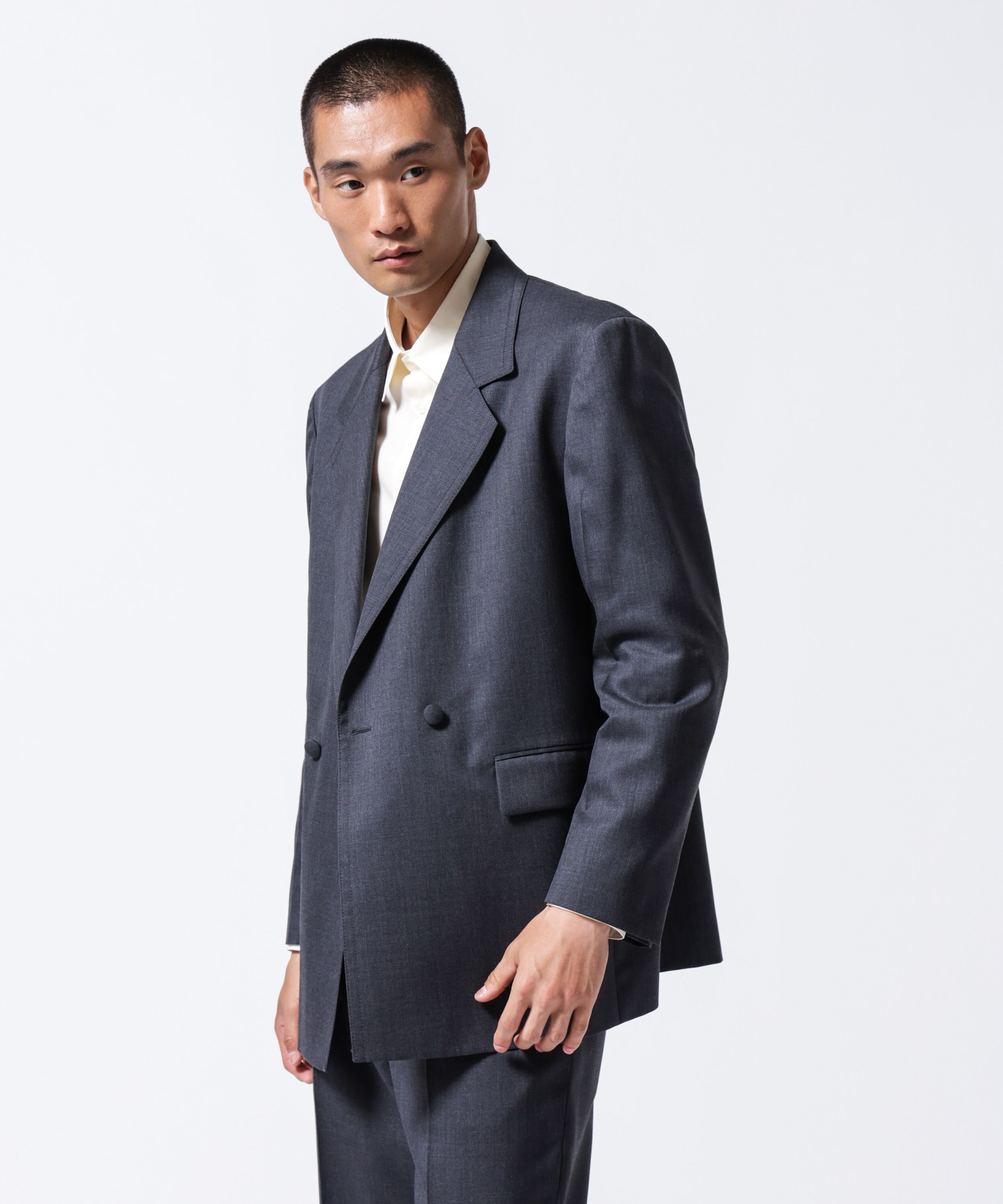 NANO universe「「ASSEMBLANC」VIST Gabardine オーバージャケット」|テーラードジャケット|