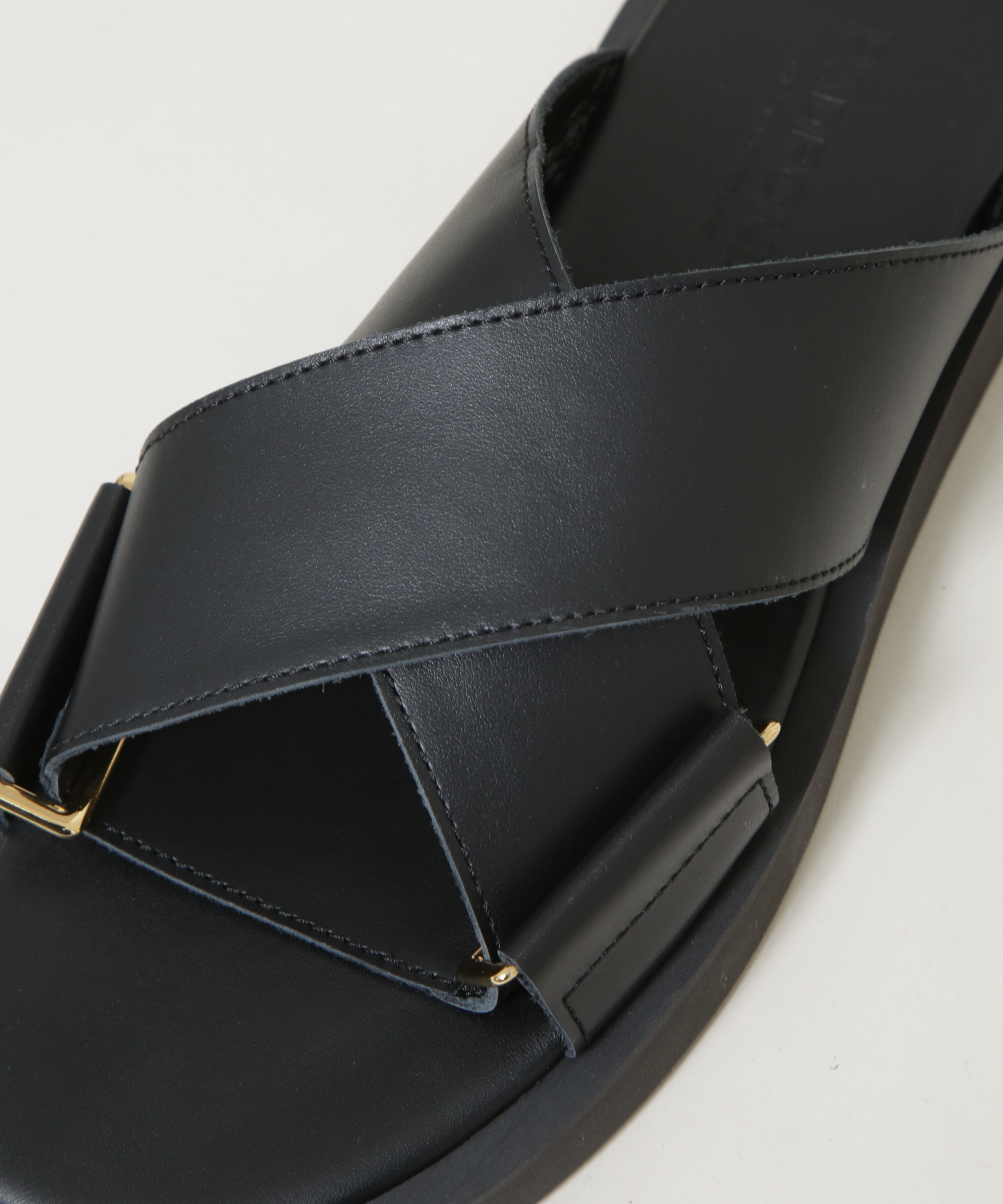 nano･universe「PADRONE THE STANDARD LINE/別注CROSS STRAP SANDAL/クロスストラップ」|サンダル|