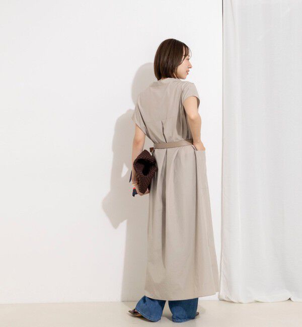 NOLLEY'S「【WEB＆一部店舗限定カラー】ウォッシャブルエクセルテックタンブラースタンドカラースキッパーワンピース」|ワンピース|