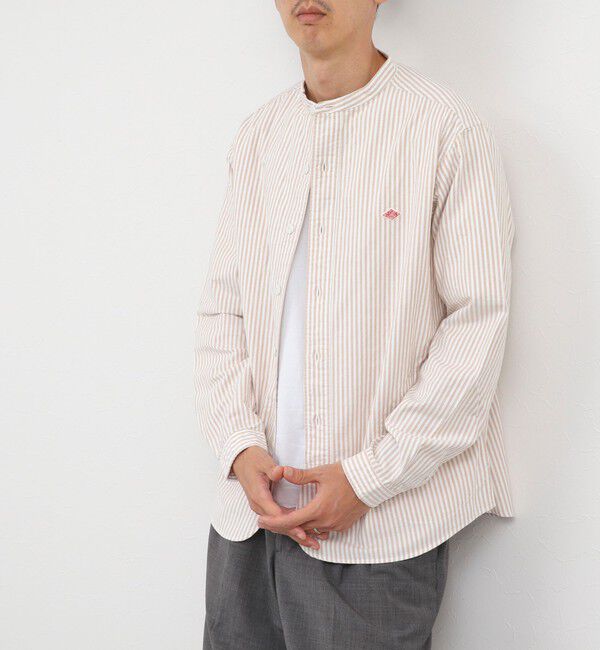 NOLLEY'S goodman「【DANTON/ダントン】BAND COLLAR SHIRT（DT-B0280 OXP）」|シャツ・ブラウス|