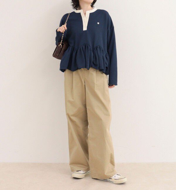 fredy emue「フリルヘムラガープルオーバー」|Tシャツ・カットソー|