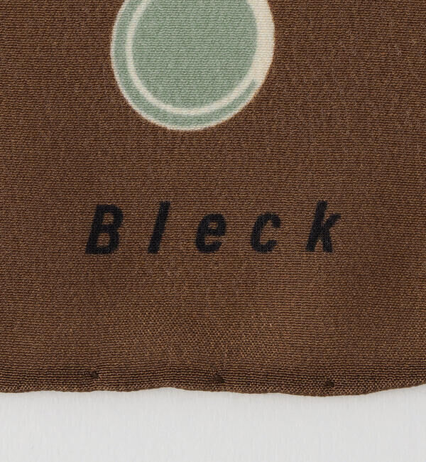  「Bleck | シルククレープ スカーフ UNISEX」|バンダナ・スカーフ|