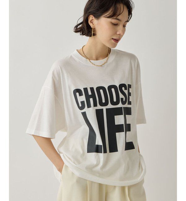  「〈WEB限定〉【KATHARINE HAMNETT】スローガンTシャツ」|Tシャツ・カットソー|ホワイト