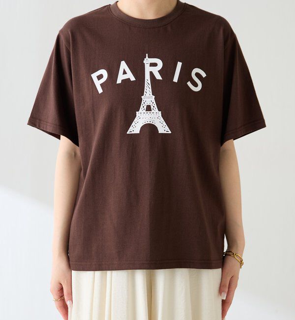  「【AMOU/アムー】パリロゴTシャツ」|Tシャツ・カットソー|