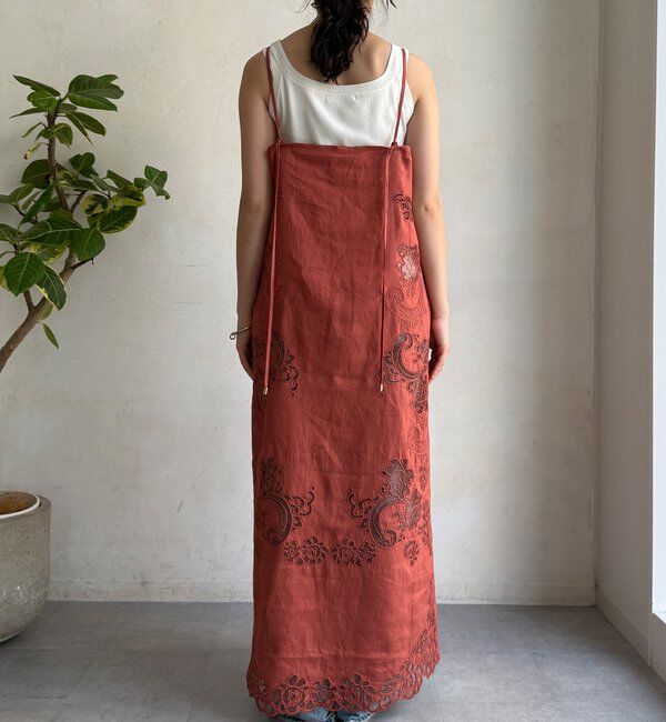  「コードレース刺繍カットワークレースワンピース」|ワンピース|