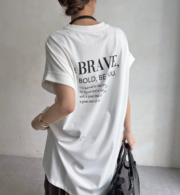 「バックロゴチュニックTEE」|Tシャツ・カットソー|