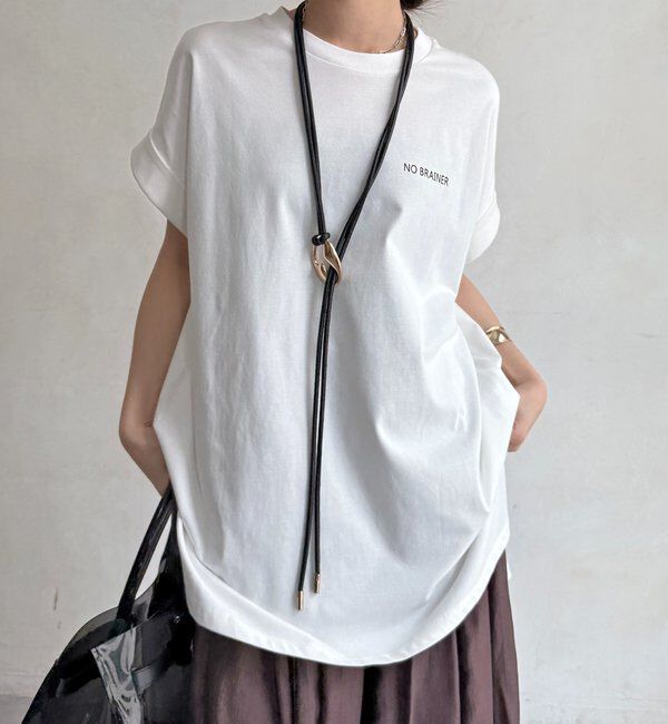  「バックロゴチュニックTEE」|Tシャツ・カットソー|