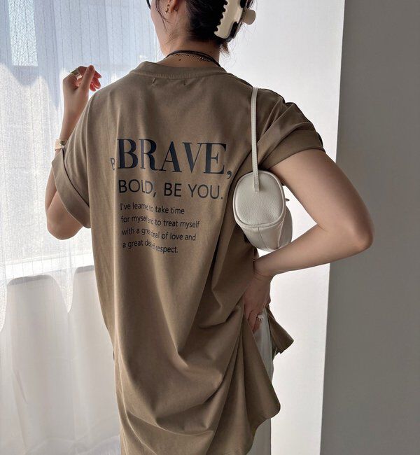  「バックロゴチュニックTEE」|Tシャツ・カットソー|