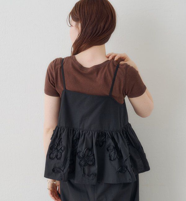  「SETUPステッチ刺繍ビスチェ」|キャミソール|