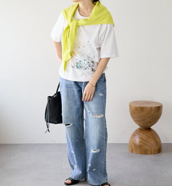  「【A・MONN】【オーバーサイズ】color dot Tee」|Tシャツ・カットソー|