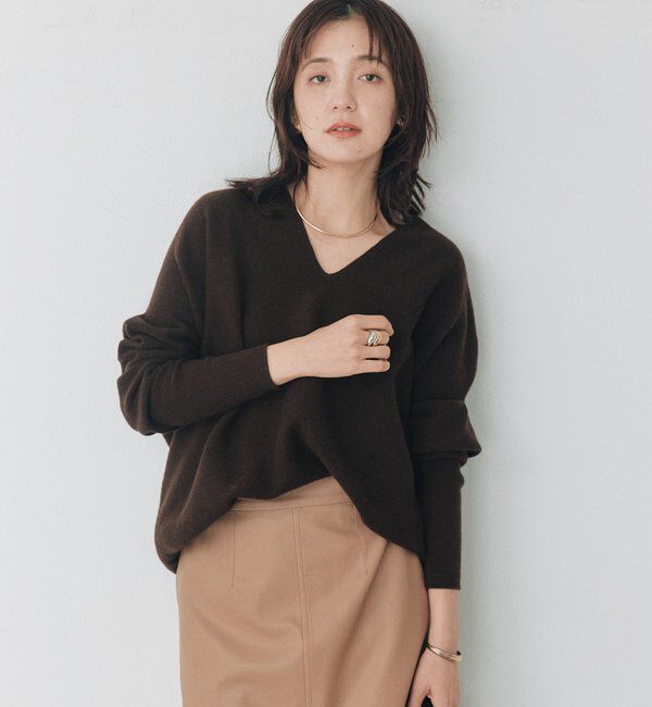  「ウール100NEWバックボリュームニット」|ニット・セーター|