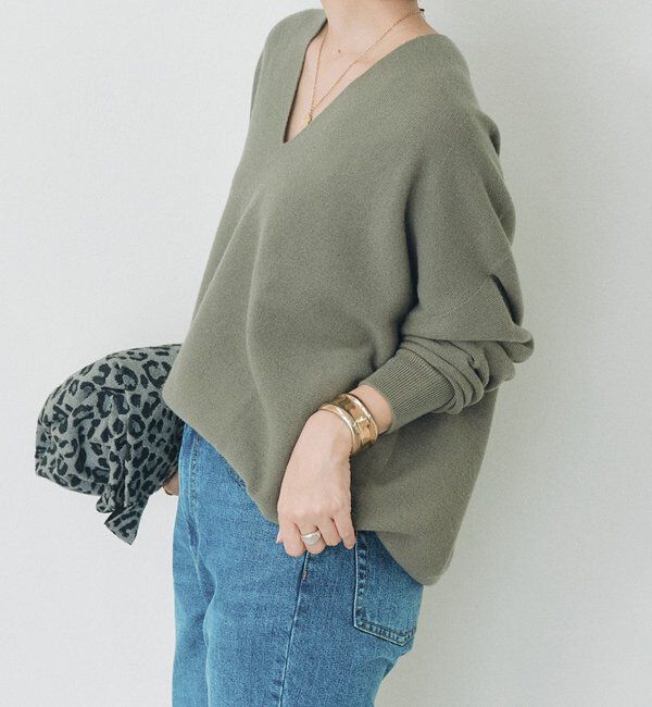  「ウール100NEWバックボリュームニット」|ニット・セーター|