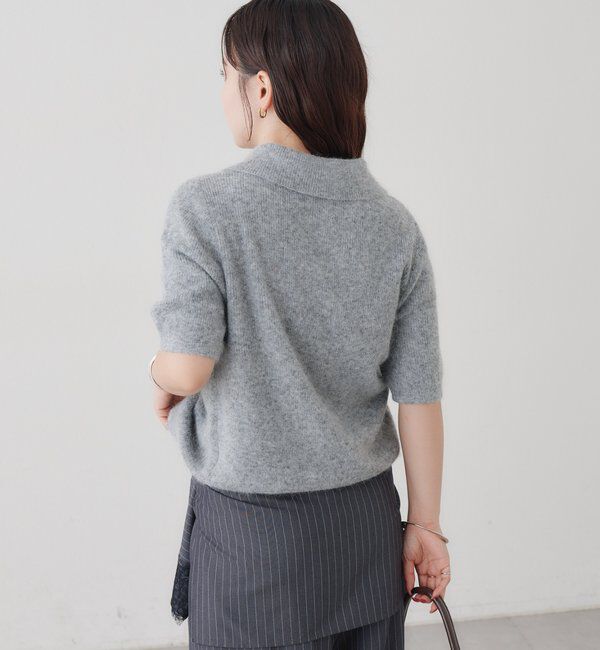  「ダブルボタン半袖カーディガン」|カーディガン|