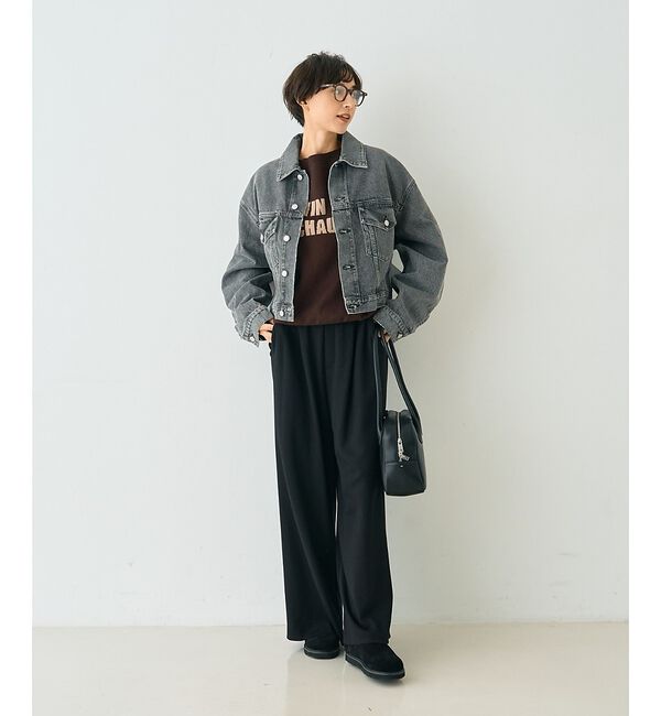Rouge vif「【人気追加】ストレッチダンボールタックワイドパンツ」|その他|