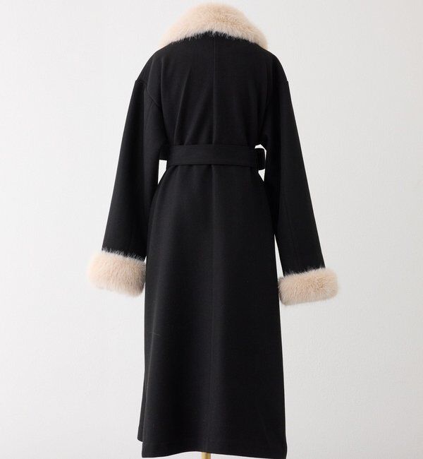  「【リバイバル/SMサイズ展開あり】フェイクファー付マルチロングコート」|その他|
