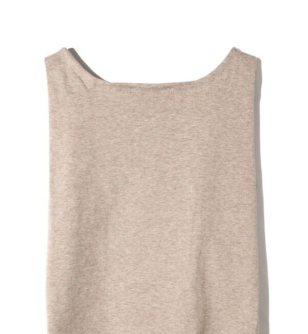 MIDIUMISOLID「MIDIUMISOLID for Ladies タックノースリーブワイドベスト」|ベスト・ジレ|