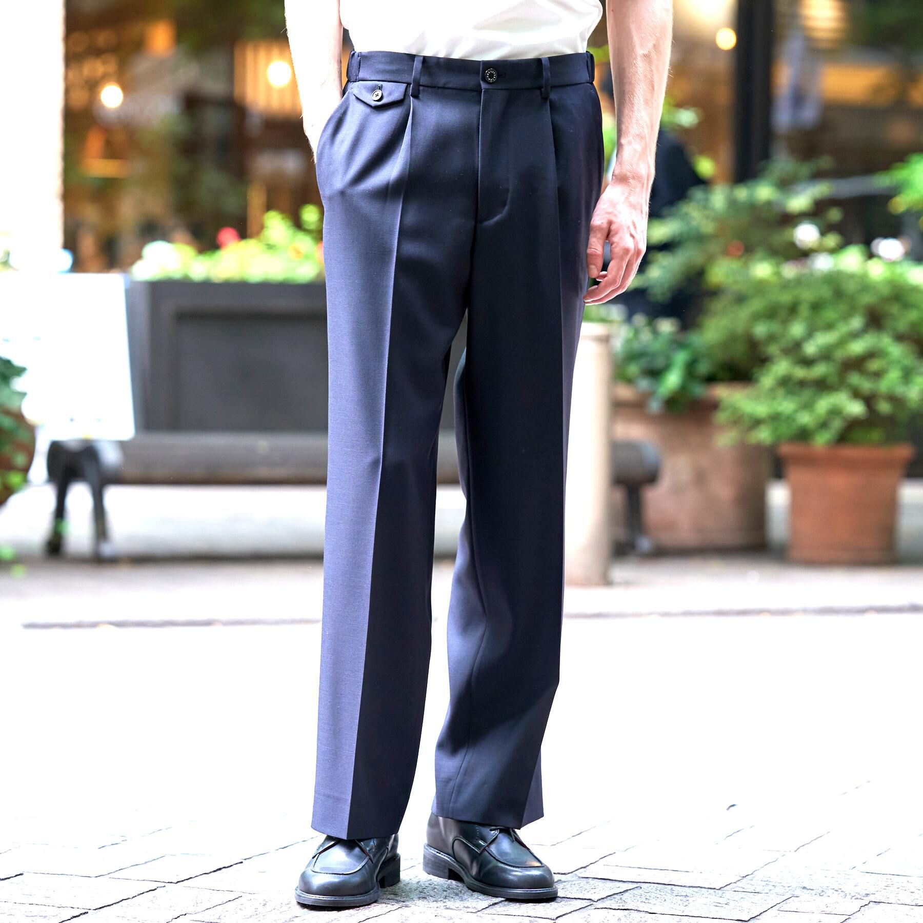 DRESSTERIOR「【セットアップ可】イージーケア サイドゴアワイドパンツ」|その他|