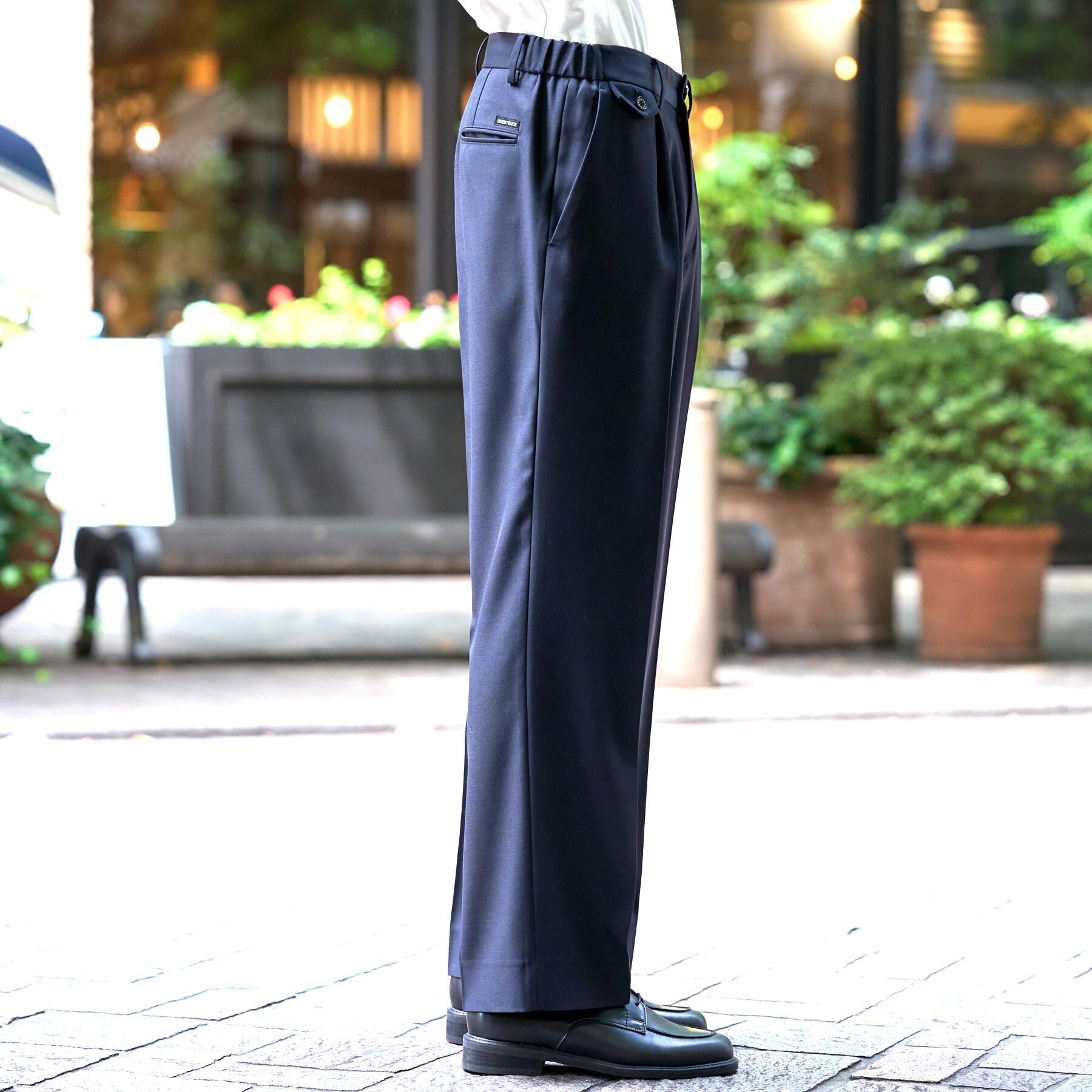 DRESSTERIOR「【セットアップ可】イージーケア サイドゴアワイドパンツ」|その他|