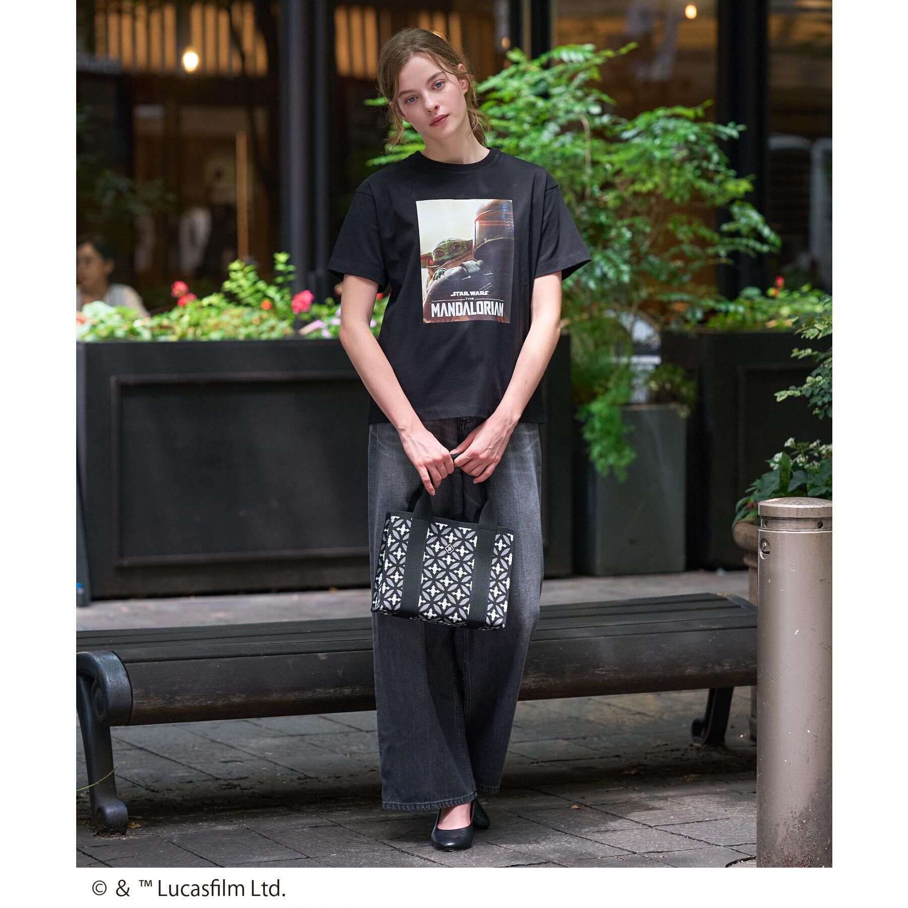DRESSTERIOR「【接触冷感】STAR WARS マンダロリアン フォトTシャツ」|Tシャツ・カットソー|