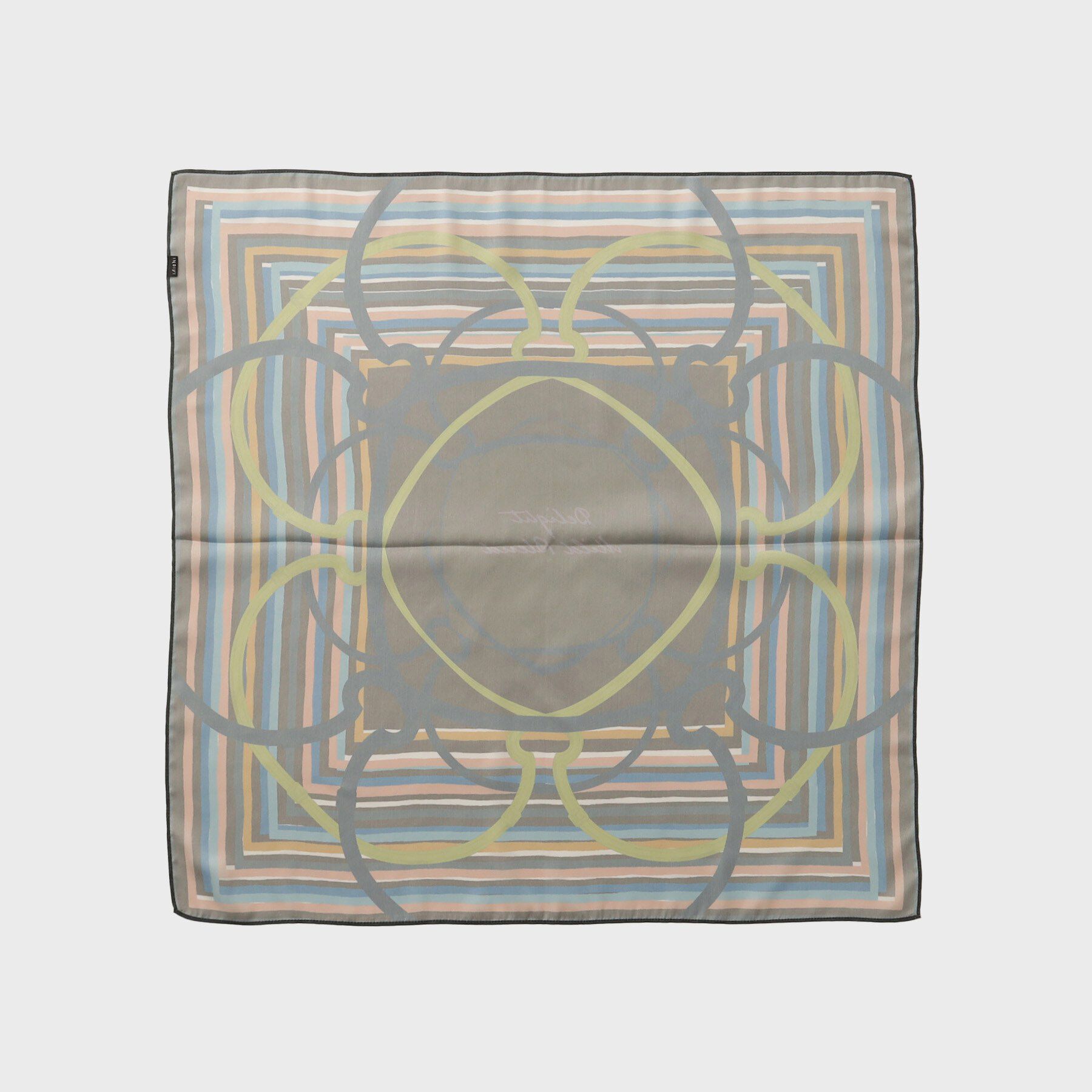 INDIVI「【70&times;70cm】ランダムストライプスカーフ」|ストール|