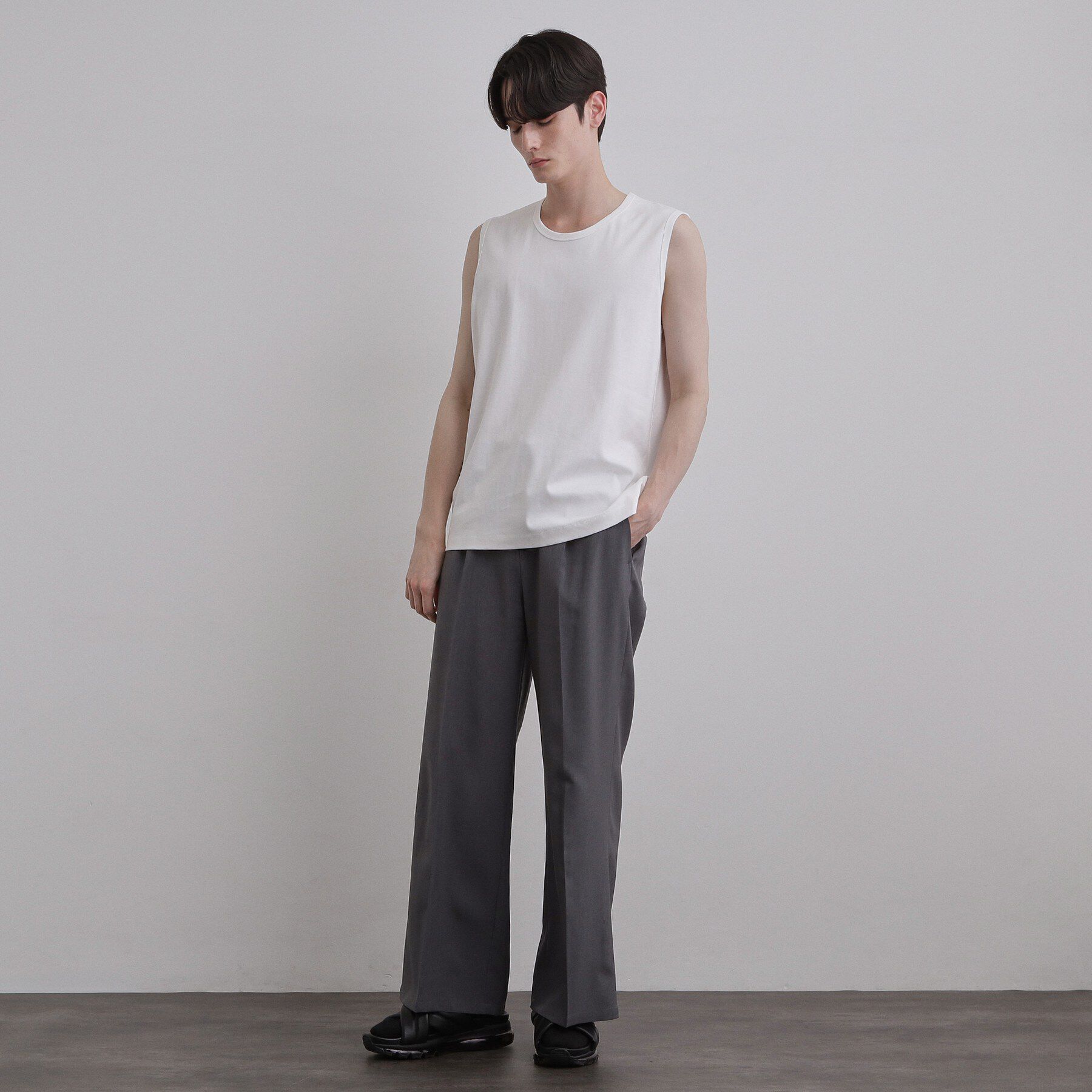 tk.TAKEO KIKUCHI「【汗シミ防止／UVカット】sweat stain proof seriesノースリーブ」|Tシャツ・カットソー|