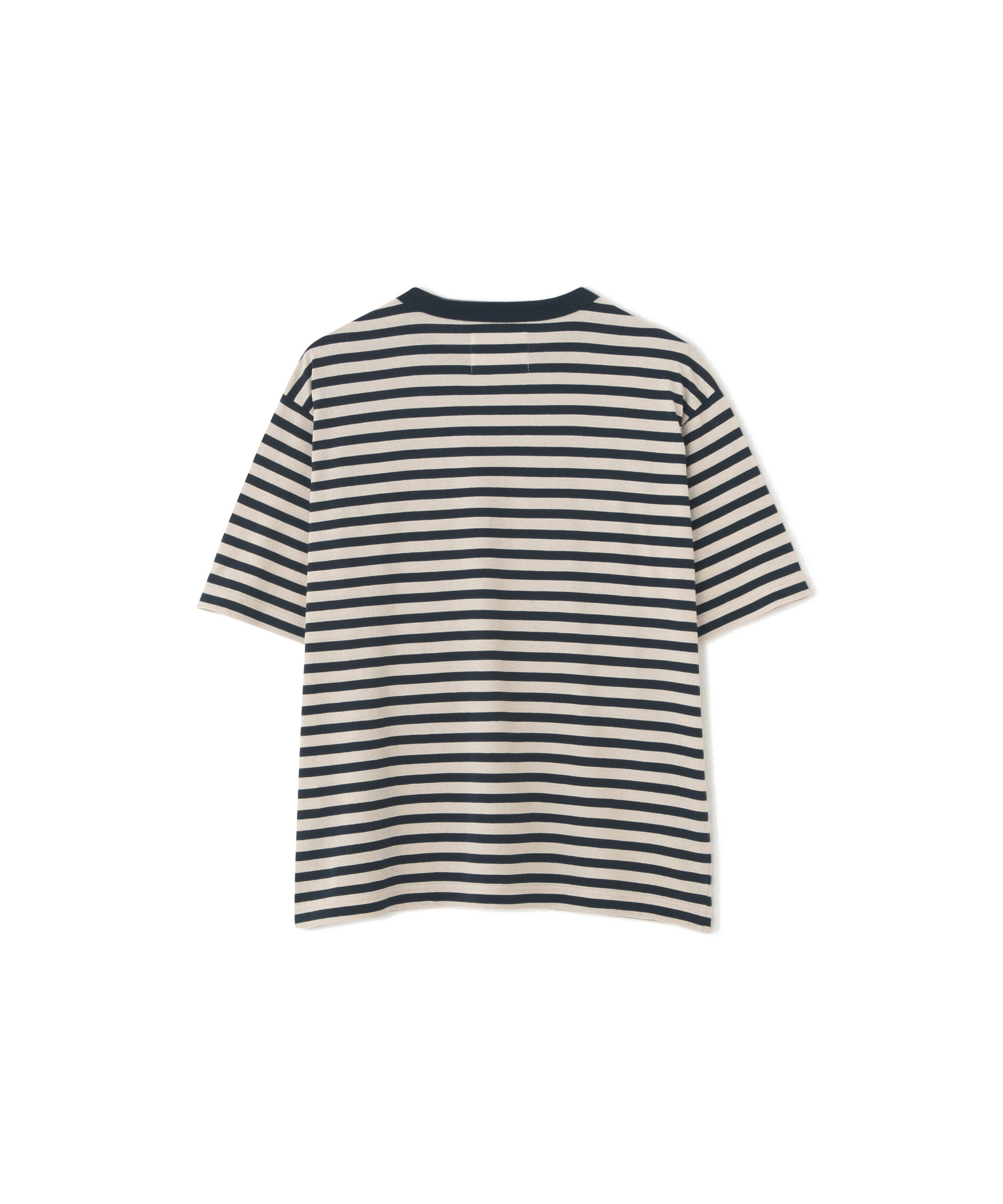 MHL.「COTTON LINEN STRIPE JERSEY TOP」|Tシャツ・カットソー|