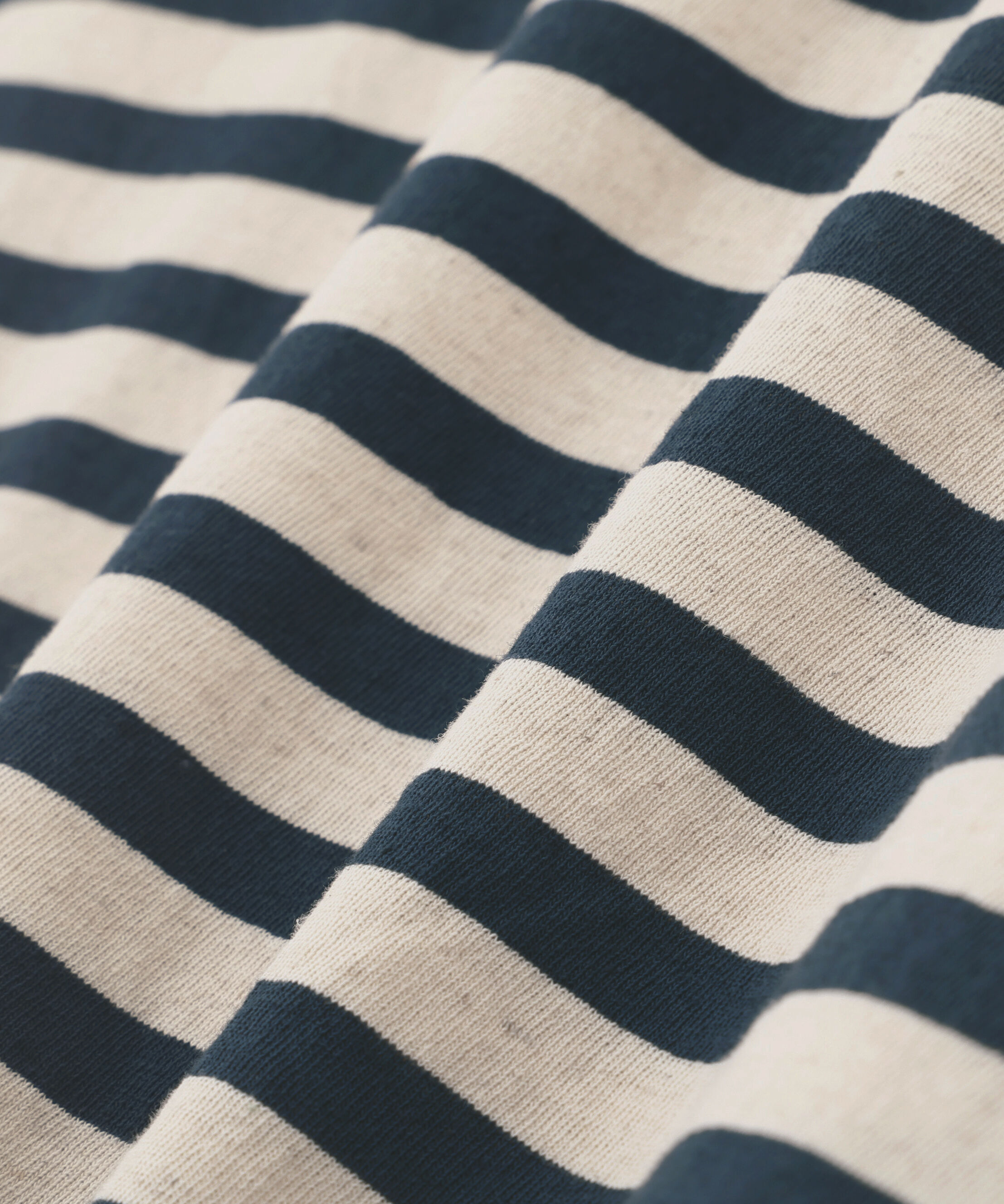 MHL.「COTTON LINEN STRIPE JERSEY TOP」|Tシャツ・カットソー|