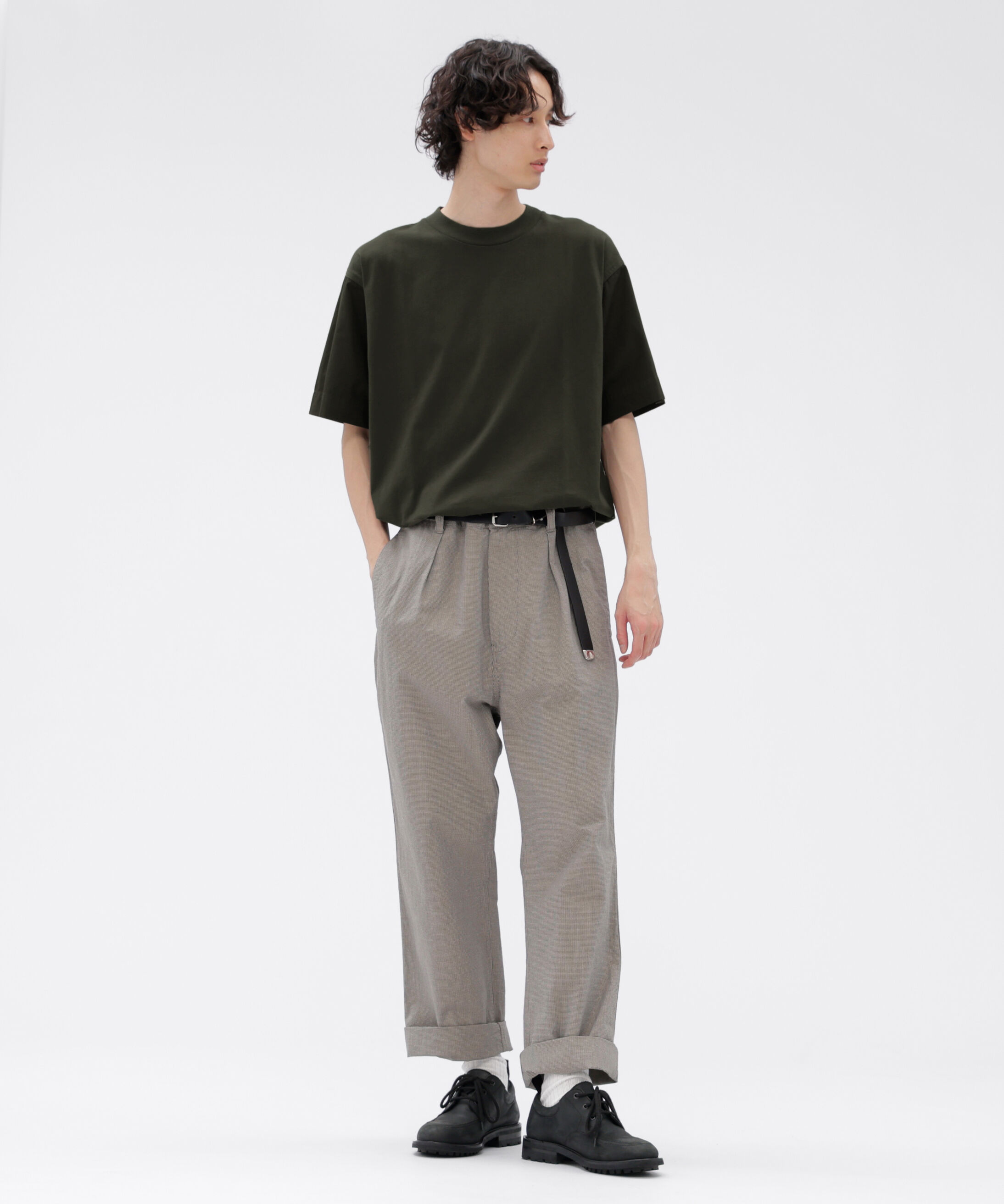 MHL.「GARMENT DYE COTTON JERSEY TOP」|Tシャツ・カットソー|