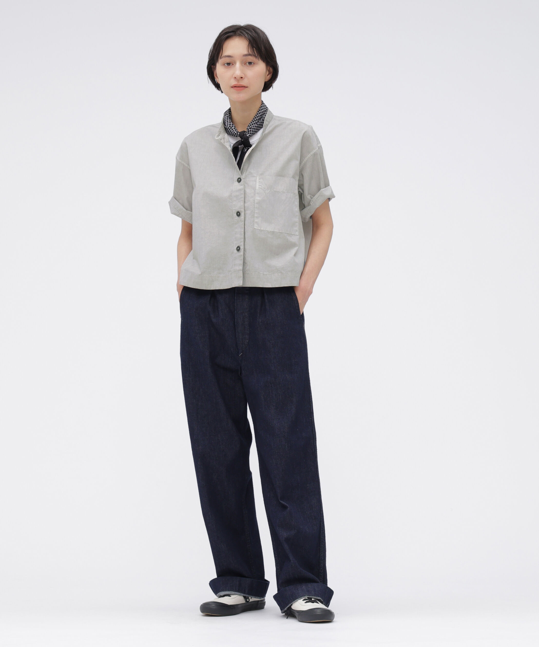MHL.「CARBON DYED COTTON POPLIN SHIRT」|シャツ・ブラウス|