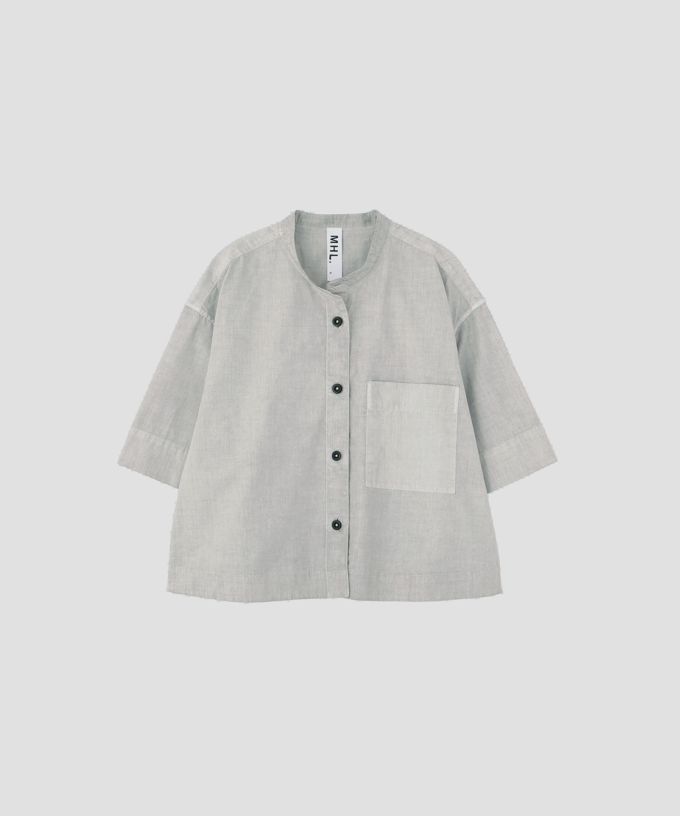 MHL.「CARBON DYED COTTON POPLIN SHIRT」|シャツ・ブラウス|