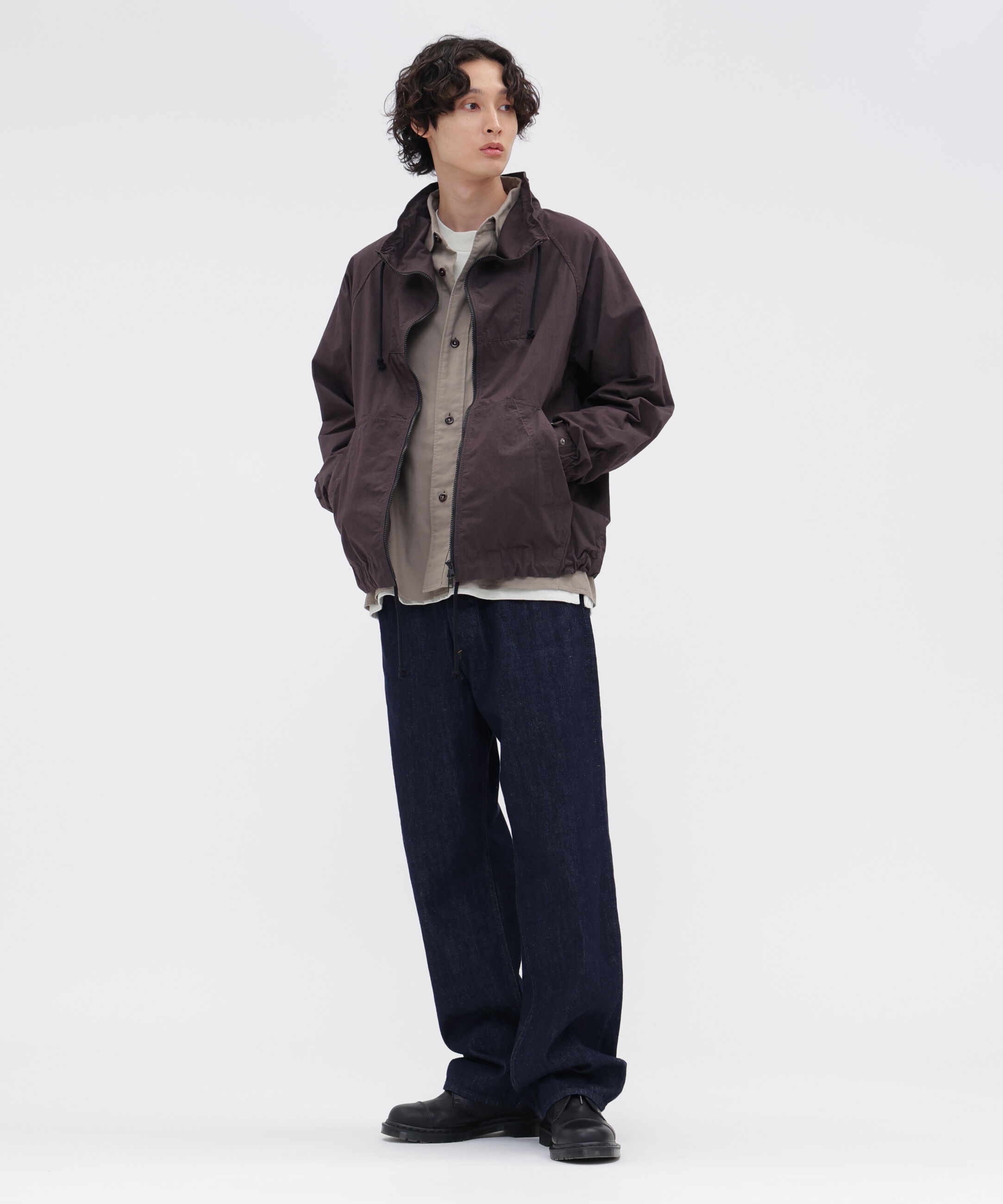 MHL.「COTTON NYLON PLAINWEAVE BLOUSON」|ブルゾン・スタジャン|