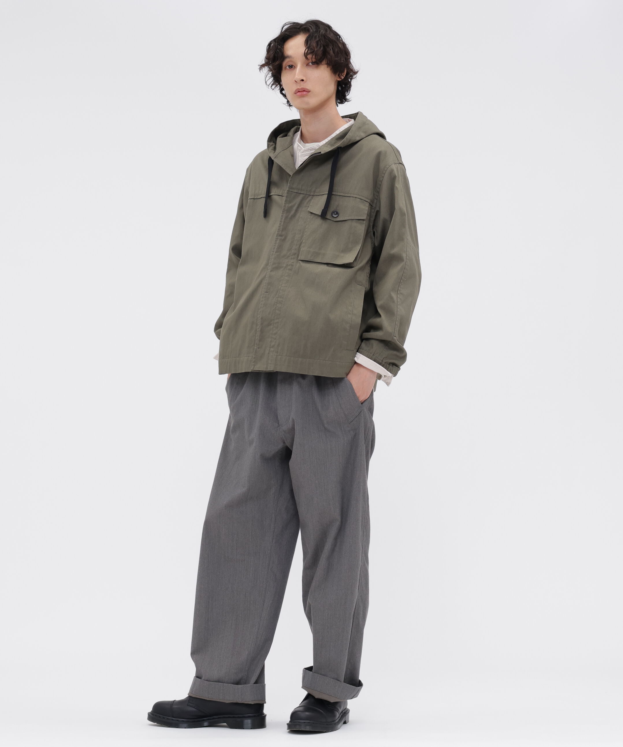 MHL.「UTILITY COTTON NYLON TWILL BLOUSON」|ブルゾン・スタジャン|