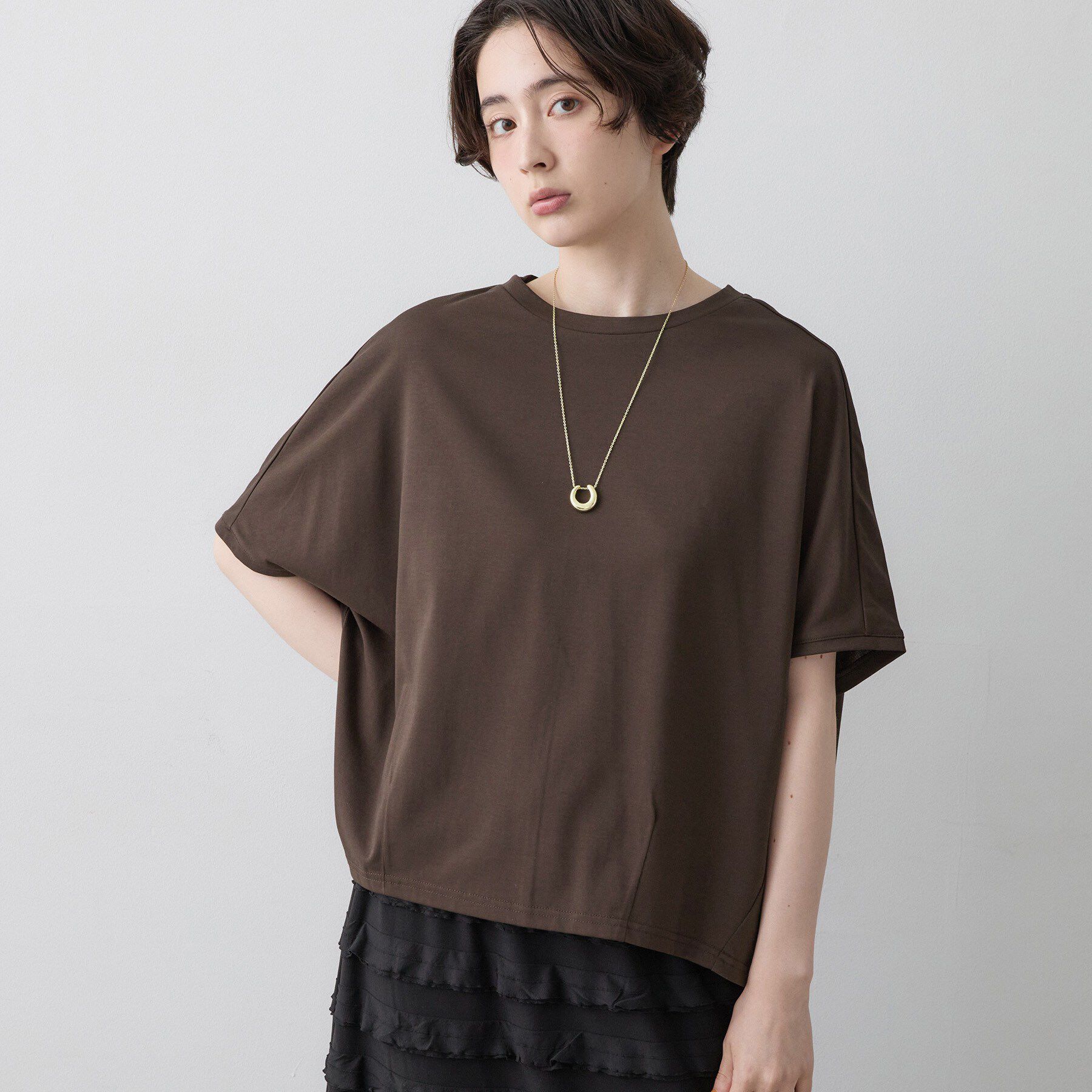 Dessin「【汗シミ防止/UVカット】ドルマンスリーブ プルオーバー」|Tシャツ・カットソー|
