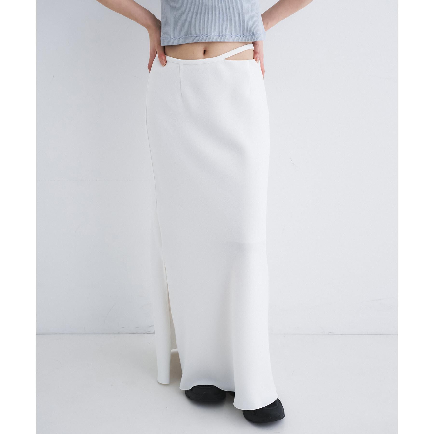 CODE A「【ReRe】easy－fit long skirt」|スカート|