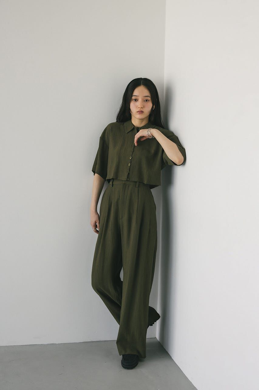 STYLEMIXER「バックオープンワッシャーシャツ」|シャツ・ブラウス|